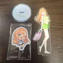 学園アイドルマスター 紫雲清夏 アクリルスタンド 極楽湯 ステッカーセット