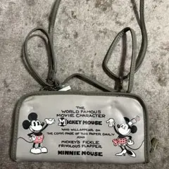 ミッキーマウス・ミニーマウス お財布ショルダー