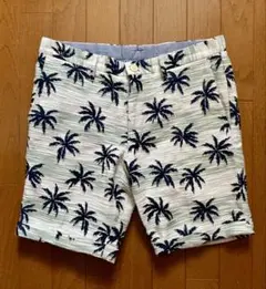 未使用】定価1.8万 St ANDREWS パームリーフプリントショートパンツ