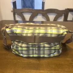 BARCOS バルコス　チェック柄 ショルダーバッグ 斜め掛け　ポケット　ペア