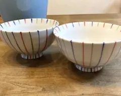 美濃焼　お茶碗2つセット　織部　日本製