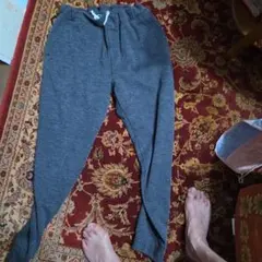 グレー スウェットパンツ ジョガーパンツ
