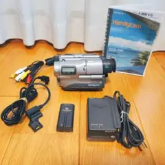 【動作確認済】 SONY Hi8 高画質 ビデオカメラ AC アダプタ セット 動作確認済】高画質 SONY Hi8 ビデオカメラ AC アダプター セット