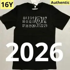 洗練されたデザイン　MM6 Tシャツ　M61020 16Y ブラックのサムネイル