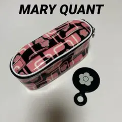 MARY QUANT フラワーポーチ　手鏡付き
