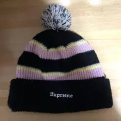 17FW Supreme Big Stripe Beanie