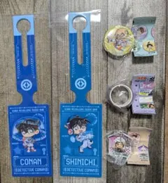 くら寿司　名探偵コナン　ラゲッジタグ　キーホルダー　マスキングテープ　缶バッジ