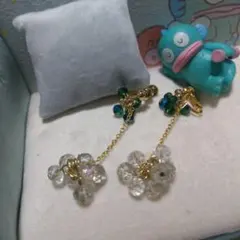 フラワーモチーフ イヤリング