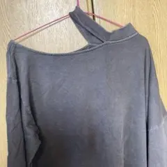 ONE WEY グレー Mサイズ 長袖カットソー