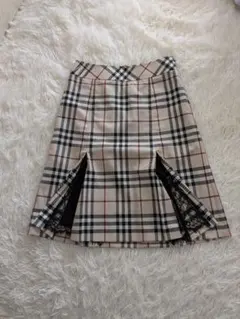 レア　バーバリー　ロンドン　レース付　スカート