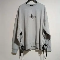 トレーナー　スウェット　長袖　ビッグシルエット　リボン　XL