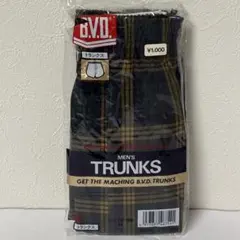 【B.V.D】紳士 トランクス Mサイズ チェック 1.050円の品