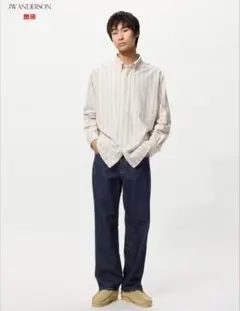 【UNIQLO‪×JW ANDERSON】ストレートジーンズ デニムパンツ34