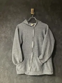 70s 金タグ Russell ラッセル アルミジップパーカーグレー XLサイズ