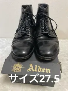 Alden チャッカブーツ　ジャンパーブーツ　ブラック　サイズ9 2/1 wine-king_7777100000037317