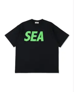 WIND AND SEA Tシャツ ブラック グリーンのサムネイル