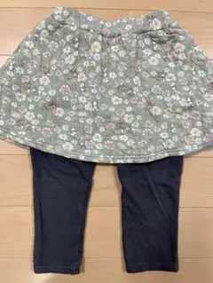 cottoli スカッツ レギンス付きスカート バンビ 裏起毛