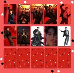 BTS　ジョングク　ホログラフィック　　フォトカード　10枚セット　1