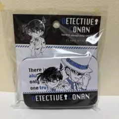 【新品未開封】名探偵コナン シールフレーク入り缶ケース 江戸川コナン&怪盗キッド