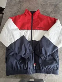 BEN DAVIS ナイロンパファージャケット Mサイズ 赤/白/紺