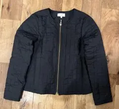 ケイトスペード kate spade キルト ジャケット 150 ブラック　黒