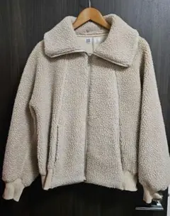 【Uniqlo U 】フリースジャケット ベージュXL