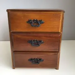 アンティーク　木製引き出し アンティークウッドの小引き出し【アンティークドロワーボックス