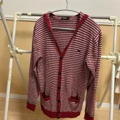 BURBERRY BLACK LABEL フード付きカーディガン