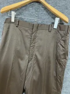 80’sビンテージ バーバリー ワイドスラックス パンツ 茶 サイズ AB7のサムネイル