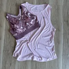 Under Armour ヨガウェアセット ピンク