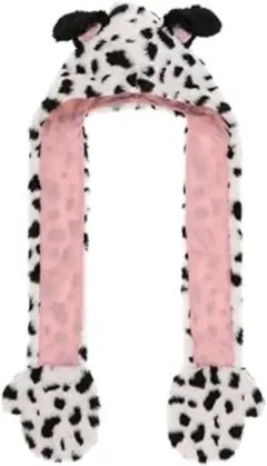 ディズニー　101匹わんちゃん　ファンキャップ　マフラー