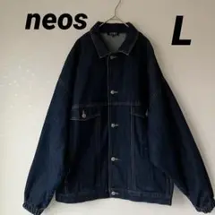 neos ネオス ビッグシルエット Gジャン ドルマン デニムジャケット L