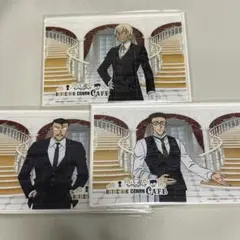 名探偵コナン セガラッキーくじ 執事喫茶 アクリルパズル 3点セット