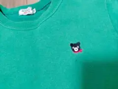 ダブルB 緑色トレーナー　１３０センチ