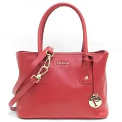 美品 FURLA フルラ リンダ トートバッグ ショルダーバッグ 2WAYバッグ