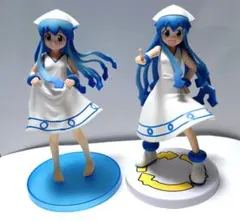 侵略イカ娘フィギュア２種２体まとめ売り　中古品箱無