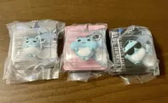 ブルーハムハム ミニチュアパッケージチャーム　PINK BLACK GLAY