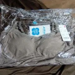 ユニクロ エアリズムブラトップ キャミソール L ブラウン 新品未開封