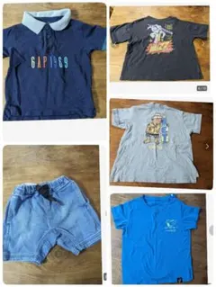 キッズトップス4点+ボトム1点　合計5点セット