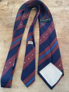 CELINE ストライプ ネクタイ