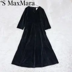 新品タグ付き✨マックスマーラ ひざ丈ワンピース ウール グラデーション 38 新品タグ付き✨マックスマーラ ひざ丈ワンピース ウール