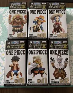 ワンピース ワールドコレクタブルフィギュア 輝 vol.2 全6種コンプセット