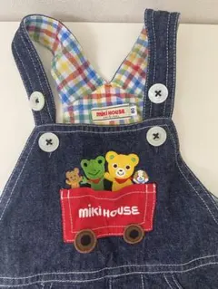 miki HOUSE デニムオーバーオール 80cm