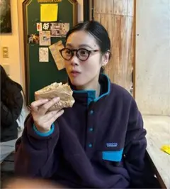 希少 Mサイズ 田中シェン着 パタゴニア シンチラスナップt フリース