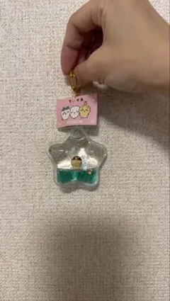 ちいかわ　くりまんじゅう　星型キーホルダーとミラーのセット