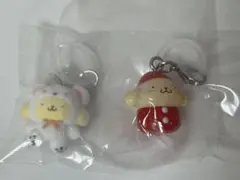 サンリオ ポムポムプリン めじるしアクセサリー いちご ふわふわスノー
