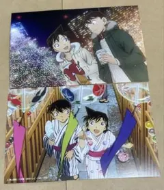 名探偵コナンアニメ30周年記念 ポストカード　工藤新一　毛利蘭　まとめ売り