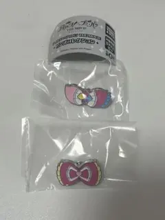 アイカツ！×プリパラ THE MOVIE ピンズ あかりリボンらぁらリボン