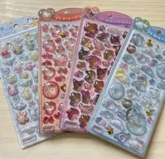 うるちゅるポップシール　サンリオ　正規品　キティ　日焼け　シナモロール　セット