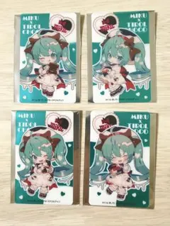 チロルミクBOX チロルチョコ 初音ミク クリアカード4枚